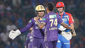 The Kolkata Knight Riders held on for victory