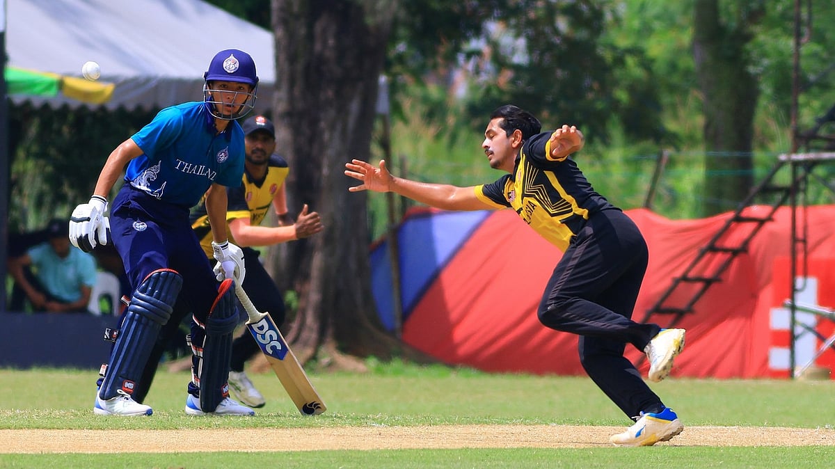 X | Malaysia Cricket  : A glimpse from the Malaysia Vs Thailand, Quadrangular T20I Series match. 