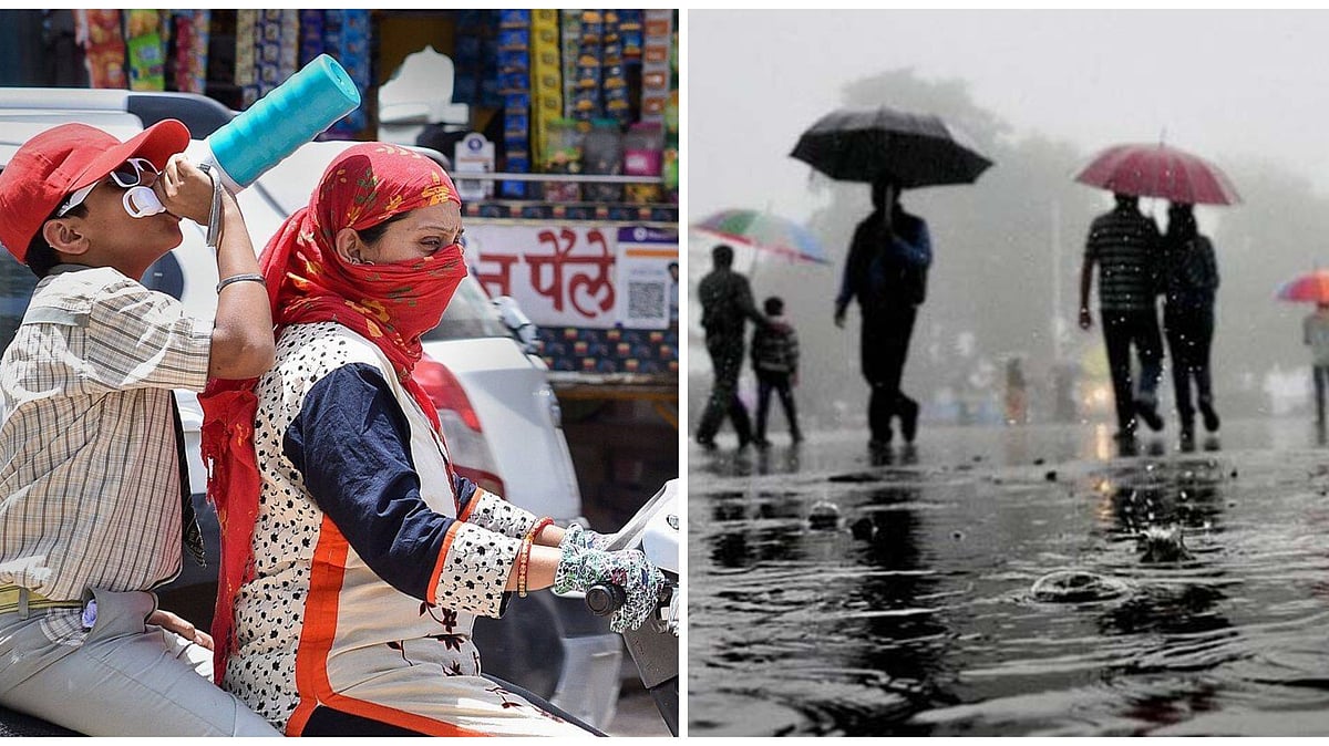 PTI : IMD predicts both heatwave and rainfall for different states |