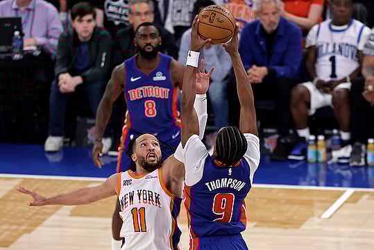 NBA 2024-25 Playoffs Round 1: Detroit Pistons Beat New York Knicks At Madison Square Garden