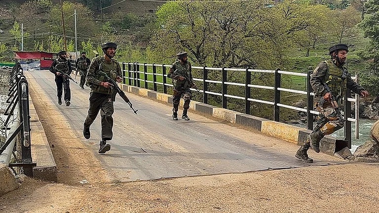 Terrorists attack tourists in J-K's Pahalgam - Photo: PTI