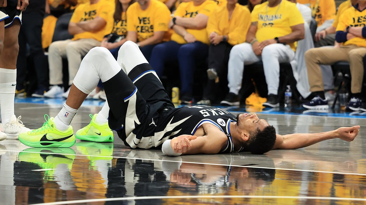 Giannis Antetokounmpo after the Milwaukee Bucks' playoff exit