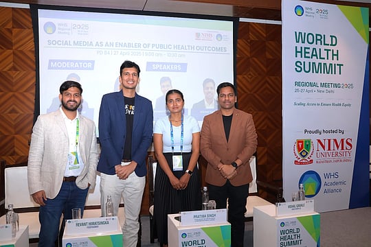 NIMS University Hosts High-Impact Session On ‘Social Media As An Enabler Of Public Health Outcomes’ At World Health Summit Regional Meeting 2025