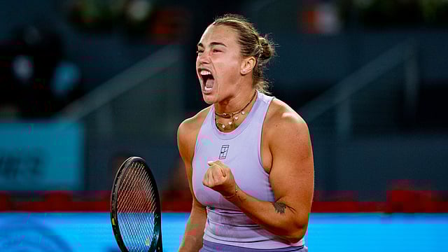 Madrid Open Favourite Aryna Sabalenka Edges Marta Kostyuk After Two Tie-breaks