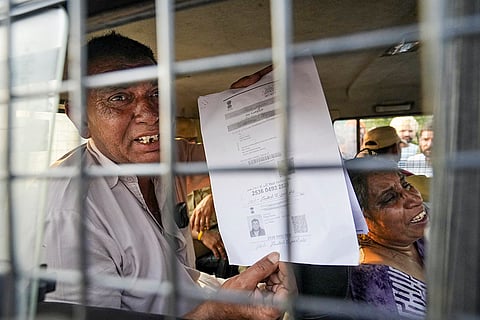 Pak national at Attari-Wagah border