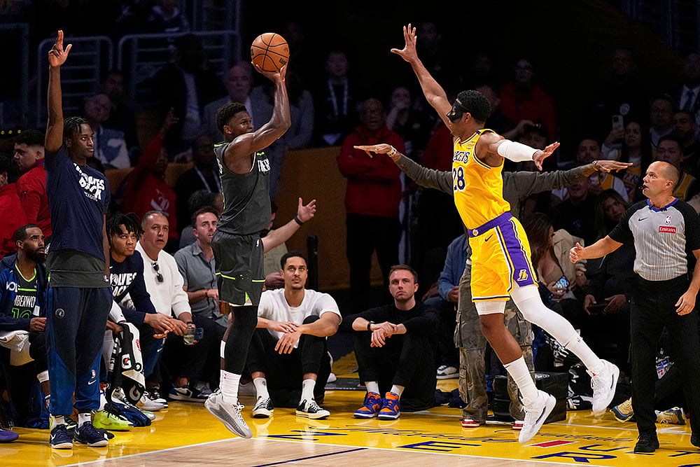 | Photo: AP/Mark J. Terrill : NBA 2024-25 Playoffs: Minnesota Timberwolves vs Los Angeles Lakers