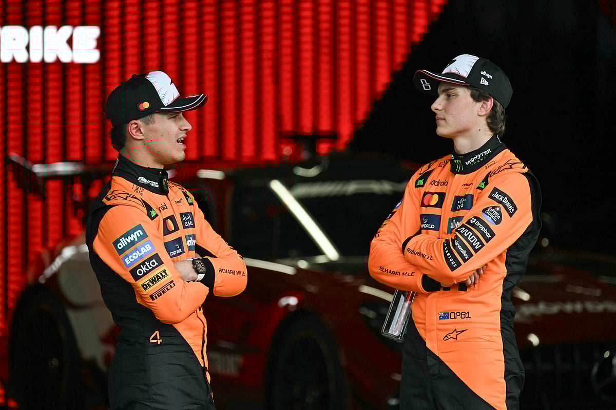 McLaren's Lando Norris and Oscar Piastri