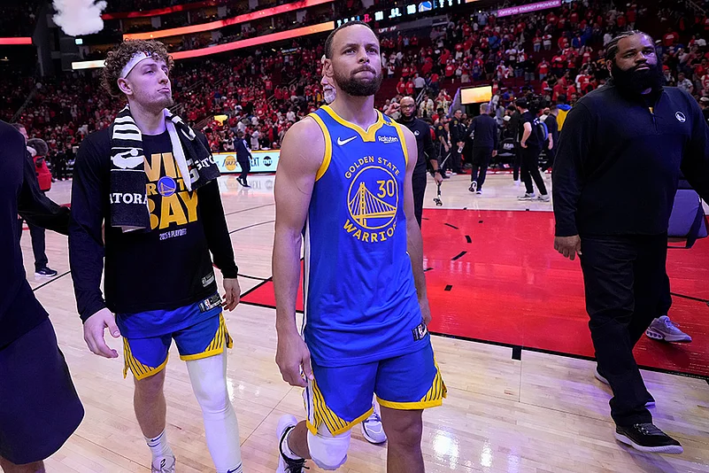 NBA 2024-25 Playoffs Game 5 Houston Rockets vs Golden State Warriors: Stephen Curry