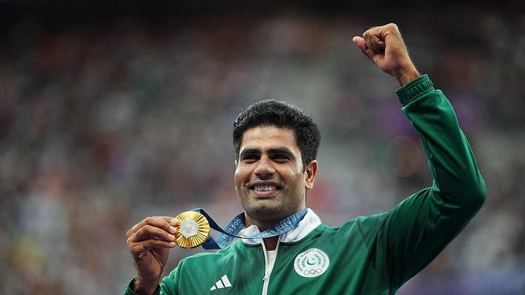 Photo: X | Arshad Nadeem : Pakistan's Olympic gold-medal winner javelin thrower, Arshad Nadeem.