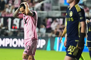 AP/Lynne Sladky : Lionel Messi in action for Inter Miami.