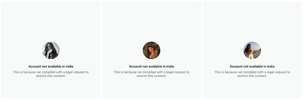 Several Pakistani actors Instagram accounts blocked in India