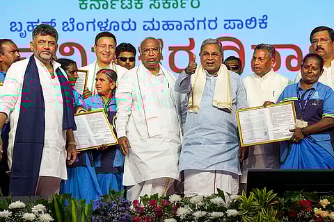 Pourakarmikas service regulisation event in Bengaluru