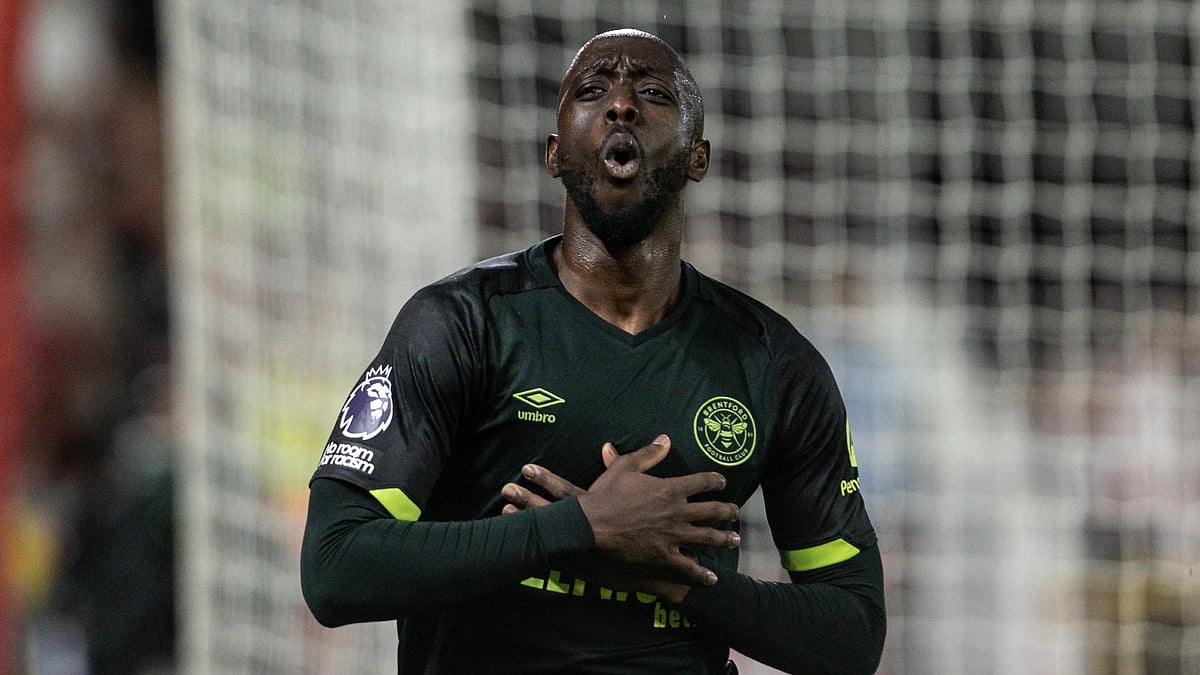 Brentford goalscorer Yoane Wissa - null