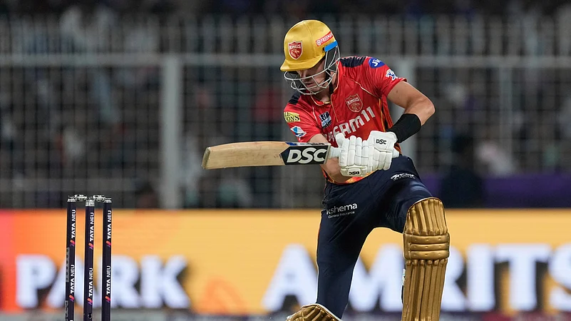 Punjab Kings Marco Jansen plays a shot during the IPL 2025. AP