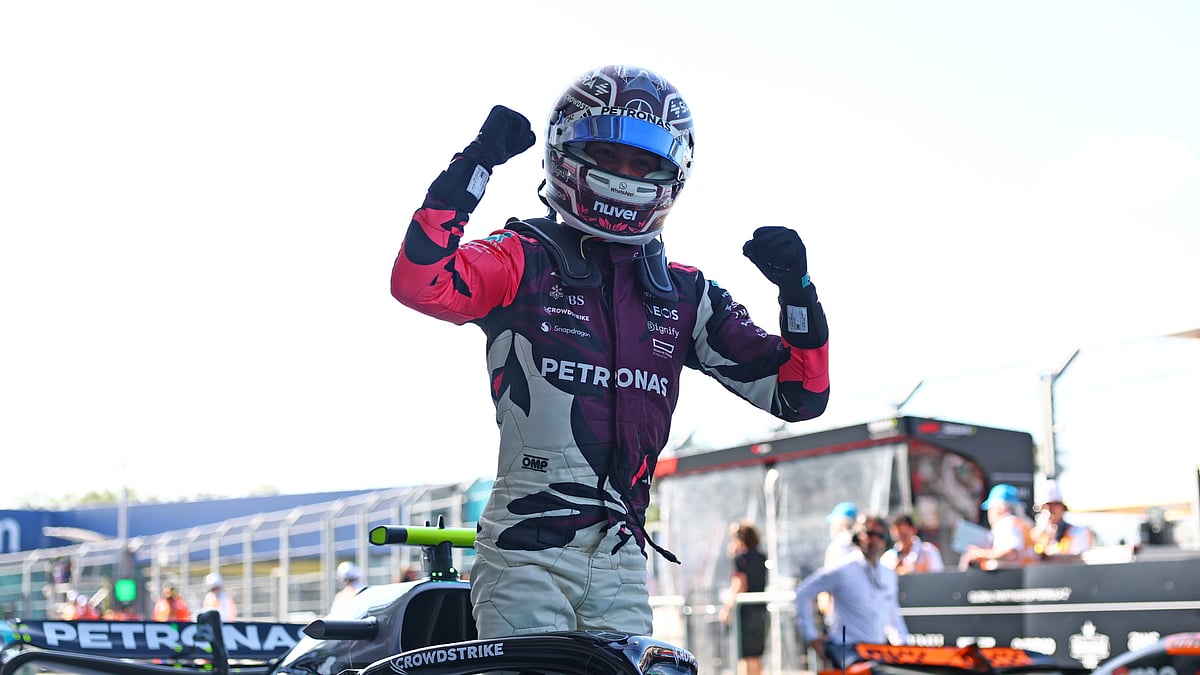 Kimi Antonelli is on pole for the Miami Grand Prix sprint