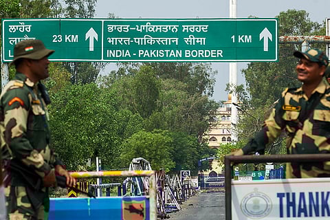Pakistani nationals at Attari-Wagah border