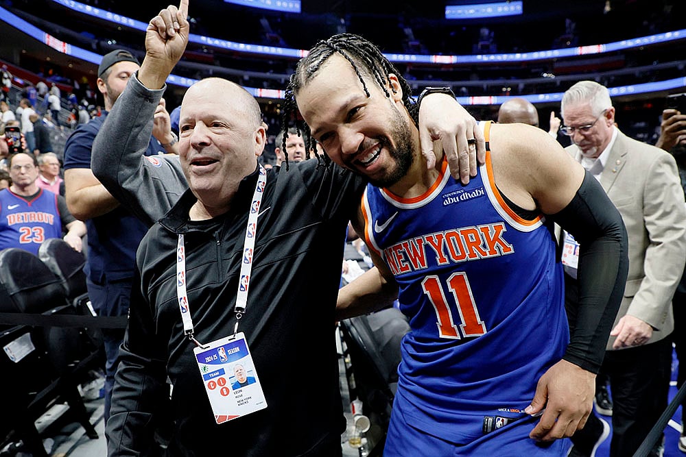 | Photo: AP/Duane Burleson : NBA 2025 Playoffs: New York Knicks vs Detroit Pistons