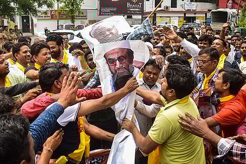 Protest against Pahalgam terror attack