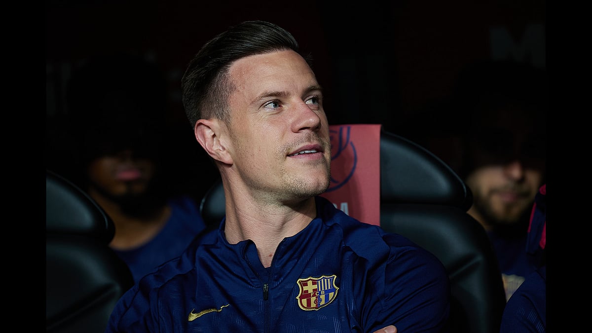 Marc-Andre ter Stegen was an unused substitute in Barcelona's Copa del Rey final win last week