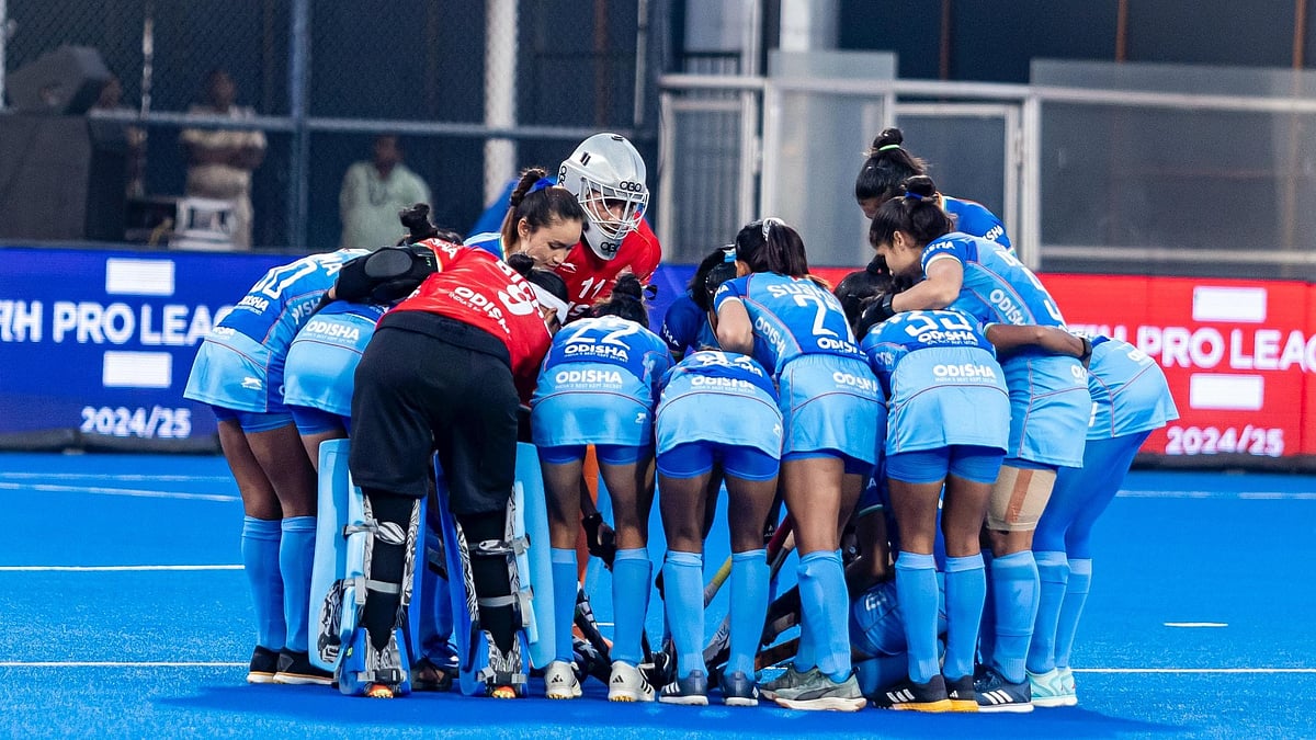File : India women's hockey team.