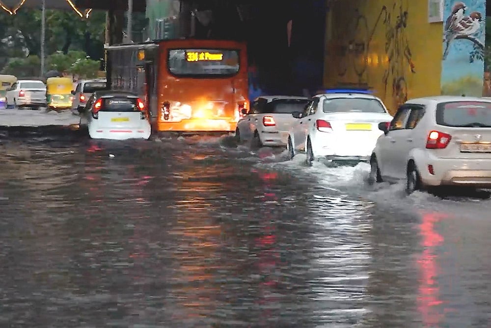 | Photo: PTI : Rains in Delhi