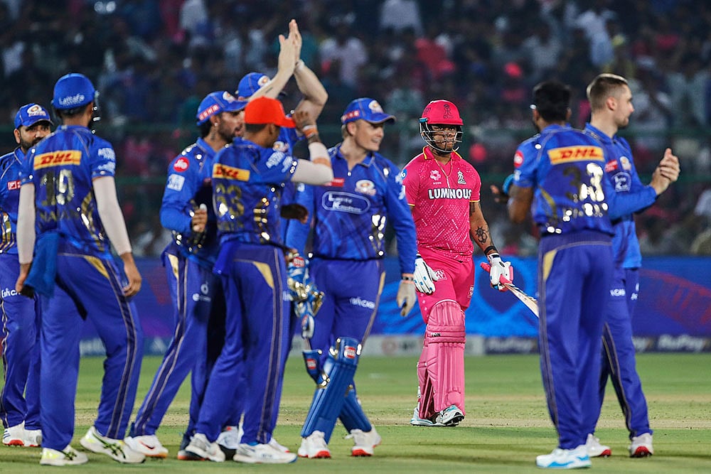 | Photo: AP/Surjeet Yadav : IPL 2025: MI vs RR