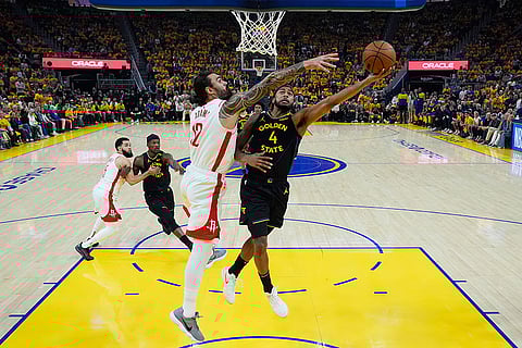 NBA Basketball Game: Houston Rockets vs Golden State Warriors