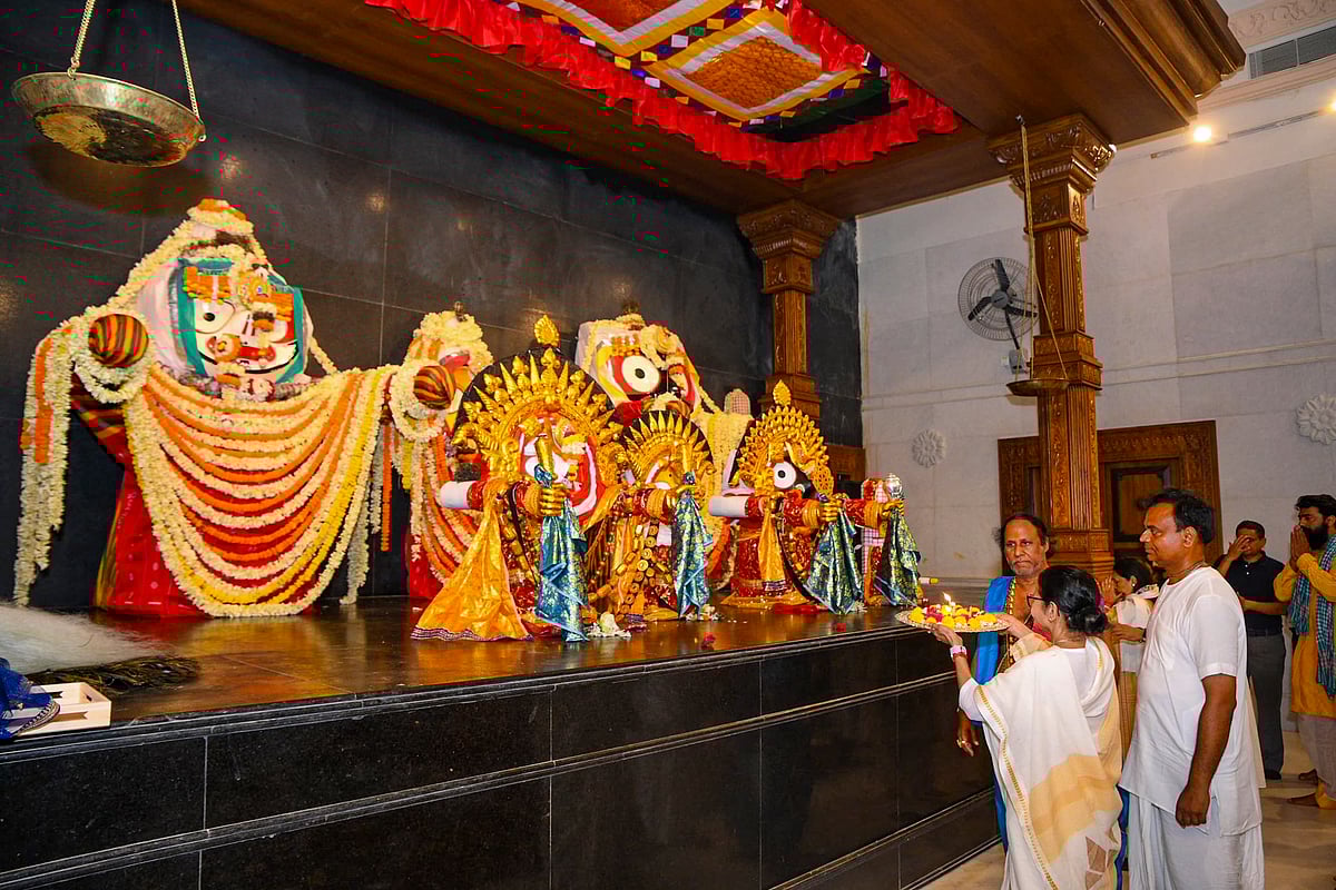 PTI : Jagannath Temple at Digha: CM Mamata Banerjee inaugurates