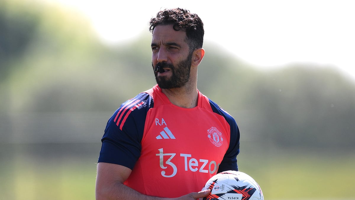 Manchester United head coach Ruben Amorim. 