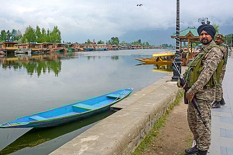 Pahalgam terror attack aftermath: Security around Dal Lake in Srinagar