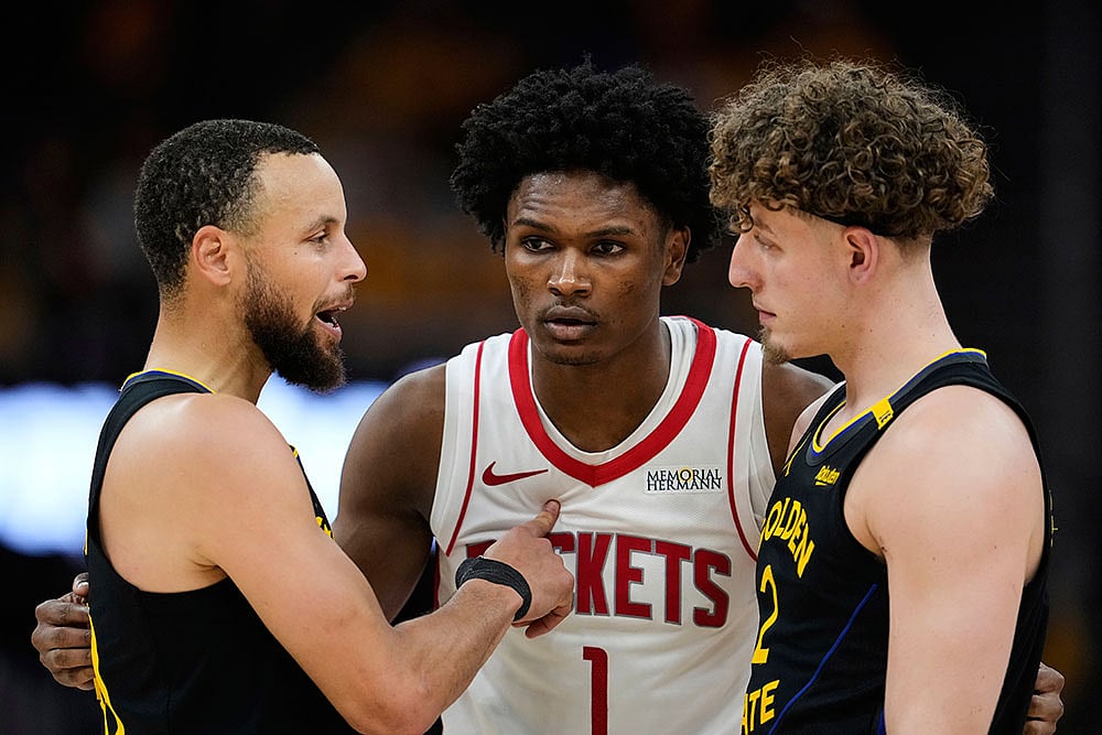 | Photo: AP/Godofredo A. Vásquez : NBA: Houston Rockets vs Golden State Warriors