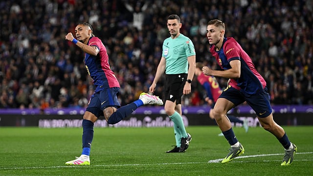 Valladolid 1-2 Barcelona, La Liga: Lopez, Raphinha Goals Give Barca Crucial Win Ahead Of El Clasico