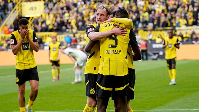 Dortmund 4-0 Wolfsburg, Bundesliga: Serhou Guirassy, Karim Adeyemi Brace Help Boost BVB's UCL Hopes
