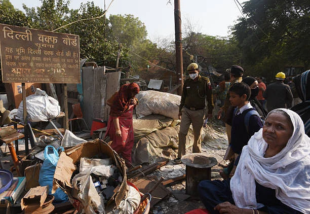 MCD Clears Encroachment On Waqf Land In Delhi