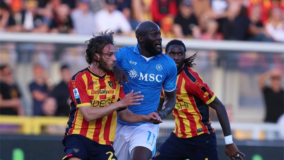 Photo: X | US Lecce : US Lecce Vs SSC Napoli match, Serie A 2024-25.