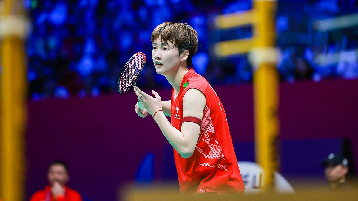 Photo: X | Badminton Ranks : Chinese shuttler Chen Yu Fei during the BWF Sudirman Cup Finals 2025.