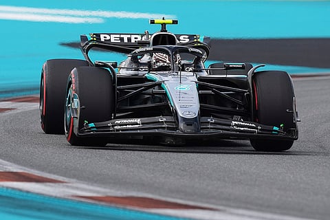 F1 Miami GP Auto Racing qualifying session 2025