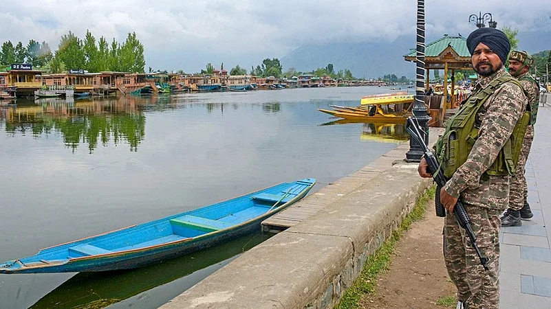 Pahalgam terror attack aftermath: Security around Dal Lake in Srinagar
