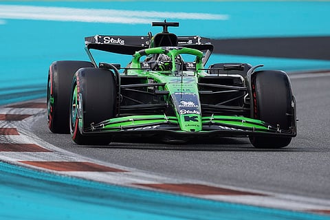 F1 Miami GP Auto Racing qualifying session 2025