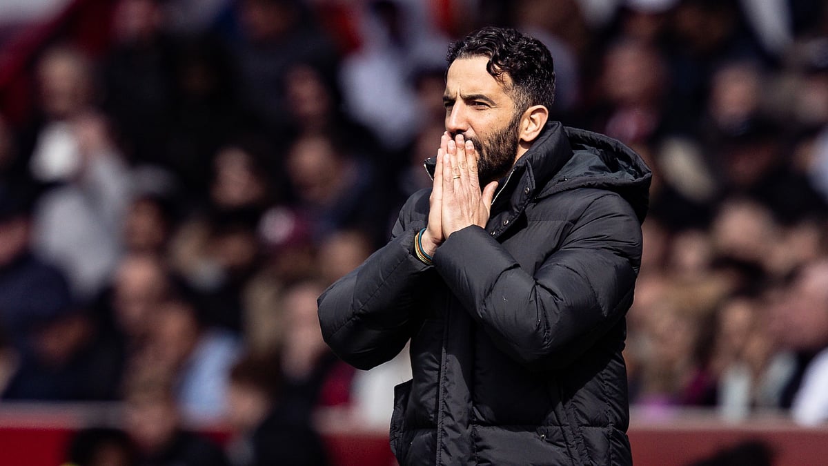 File : Ruben Amorim during Manchester United's game away to Brenford.