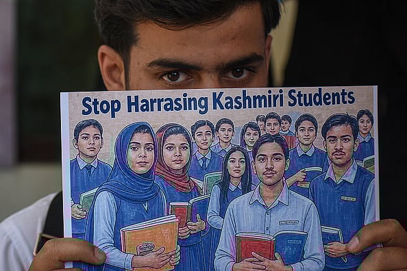Getty Images : Protest Over Harassment Faced By Kashmiri Students