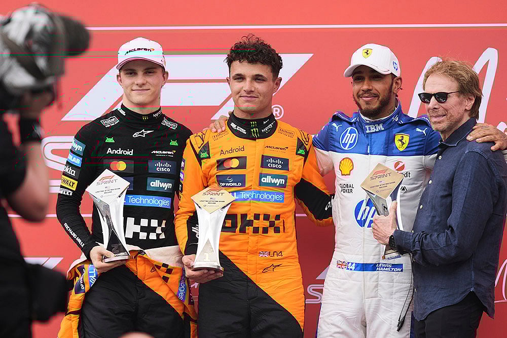 | Photo: AP/Rebecca Blackwell : Miami Grand Prix 2025 Sprint Race 