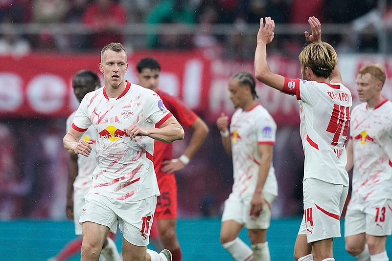 Germany Soccer Bundesliga RB Leipzig Vs Bayern Munich match: Lukas Klostermann