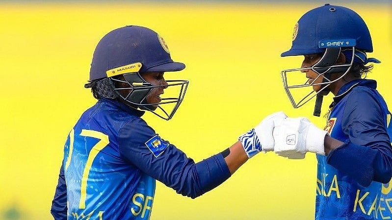 X/Sri Lanka Cricket : Sri Lanka chased down India's 276-run target in Colombo with five balls to spare.