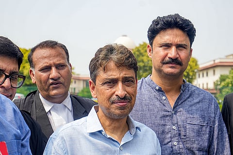 Congress MP Imran Masood addresses media