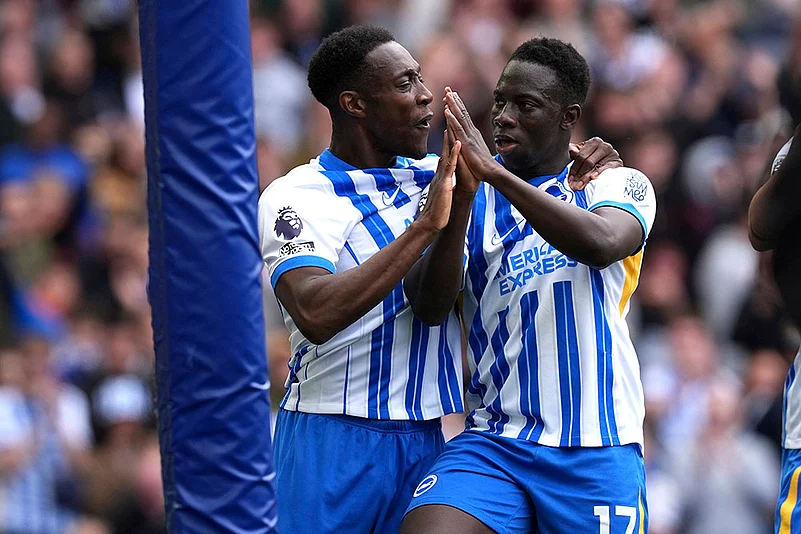 Britain Soccer premier league matchday 35 Brighton and Newcastle United: Yankuba Minteh