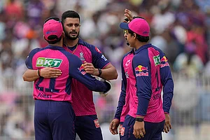 | Photo: AP/Bikas Das : IPL 2025: Kolkata Knight Riders vs Rajashtan Royals