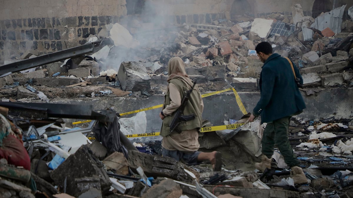 AP : The US is justifying its attack on Houthis as a response to persistent attacks on shipping in the Red Sea | Representational Image
