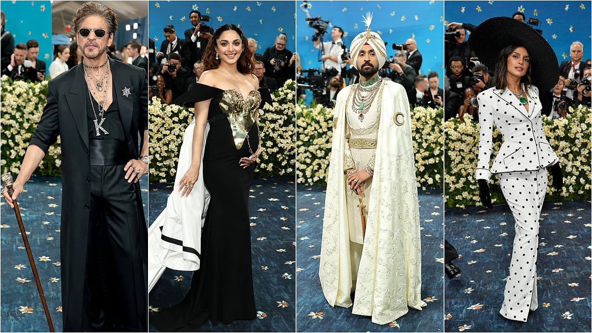 Getty Images, AP : Shah Rukh Khan, Kiara Advani, Diljit Dosanjh, Priyanka Chopra at Met Gala 2025
