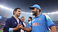 Photo: X | Gautam Gambhir : India head coach Gautam Gambhir (L) with former ODI and Test captain Rohit Sharma.